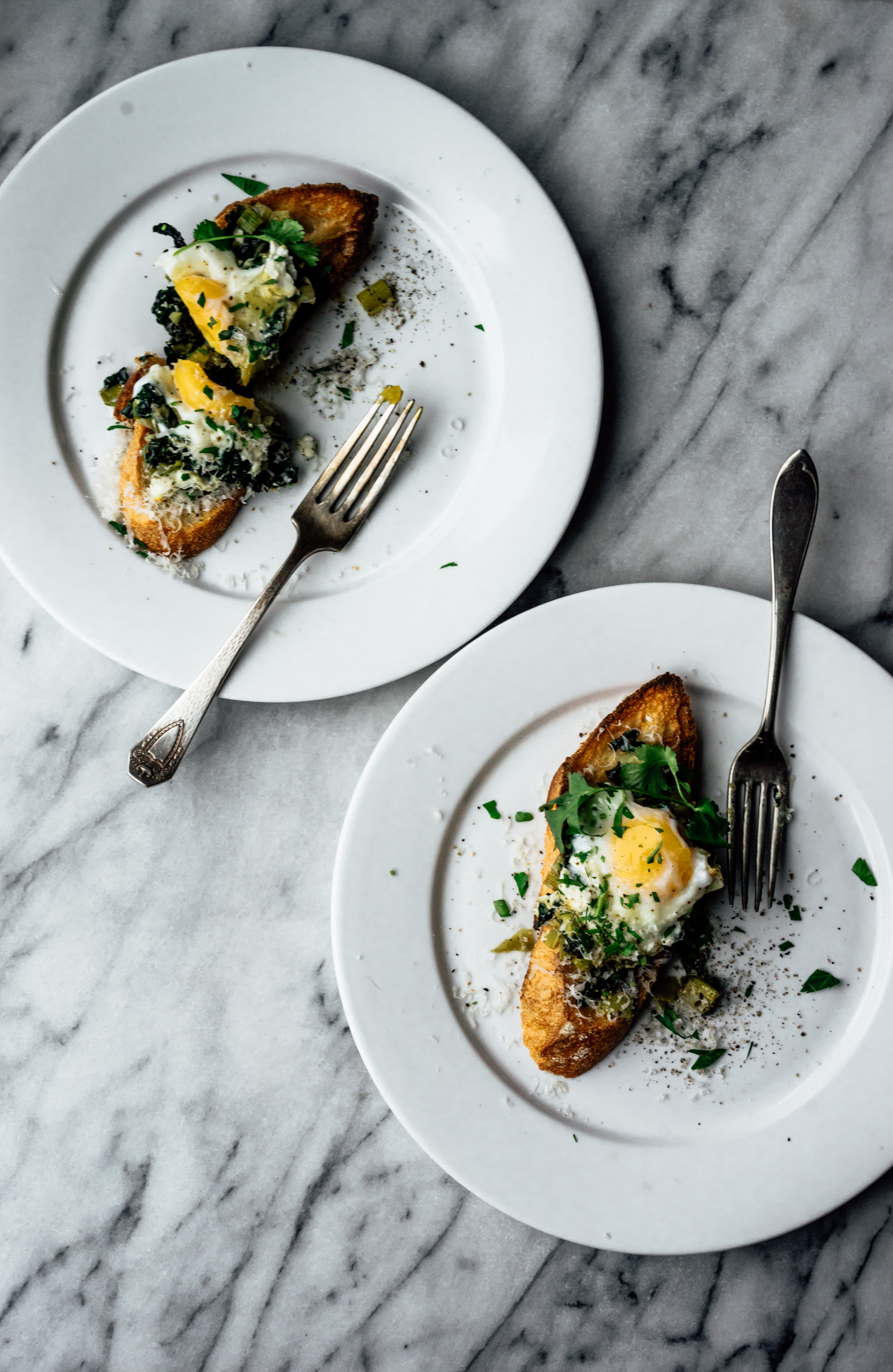Baked Eggs on Toast | TENDING the TABLE