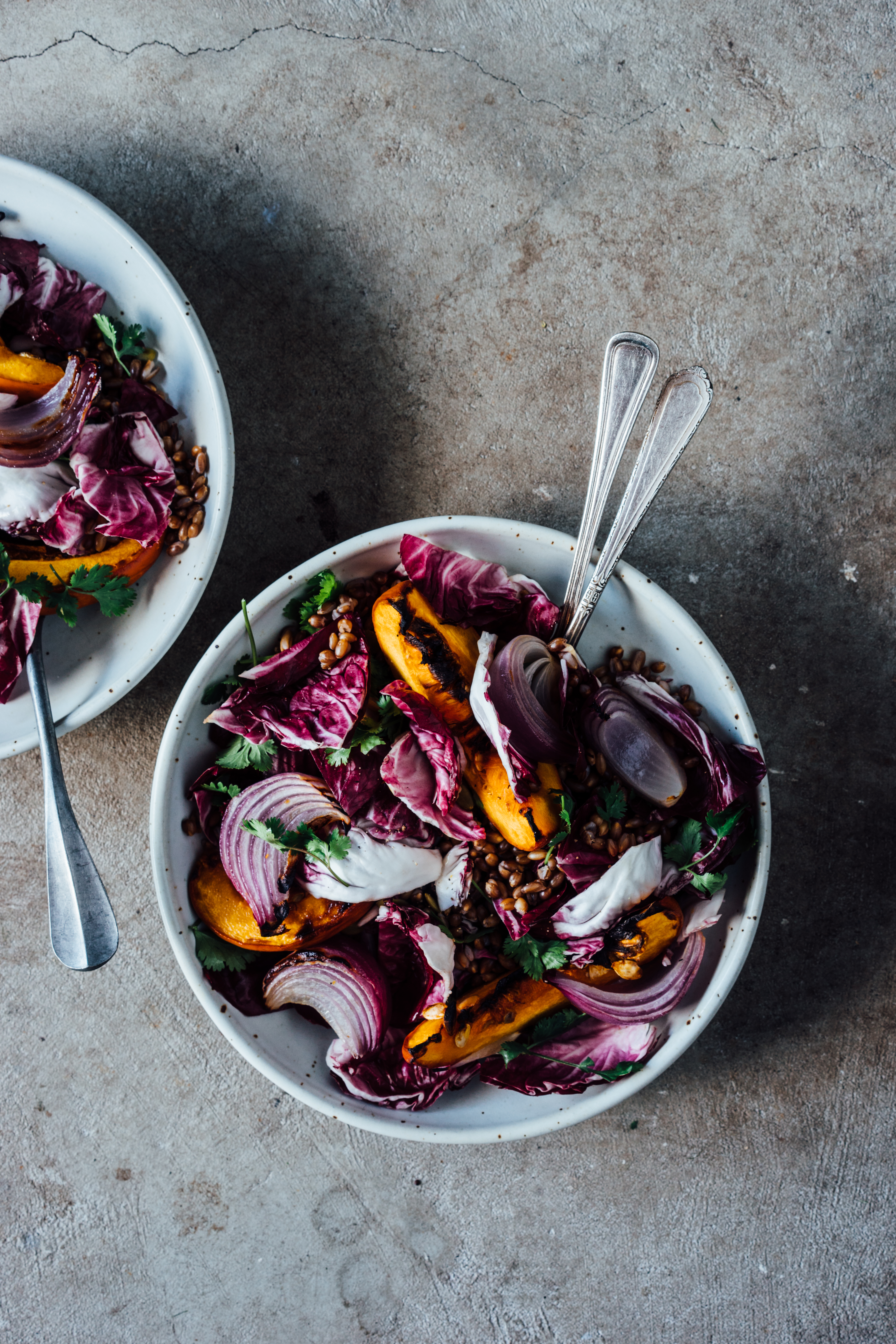 Roasted Pumpkin and Barley Salad | TENDING the TABLE
