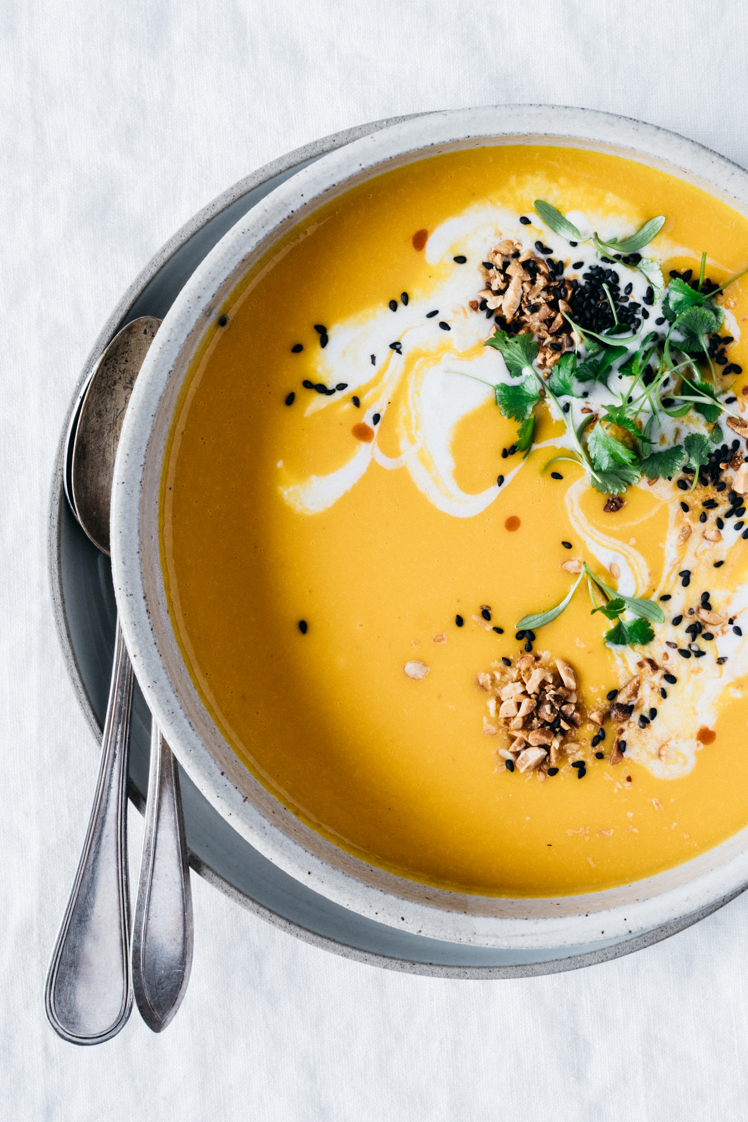  Butternut Squash Soup with Ginger and Lemongrass | TENDING the TABLE